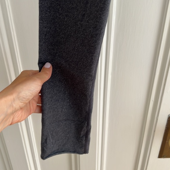 Lululemon heather grey fold over waist leggings 6 - Picture 7 of 7